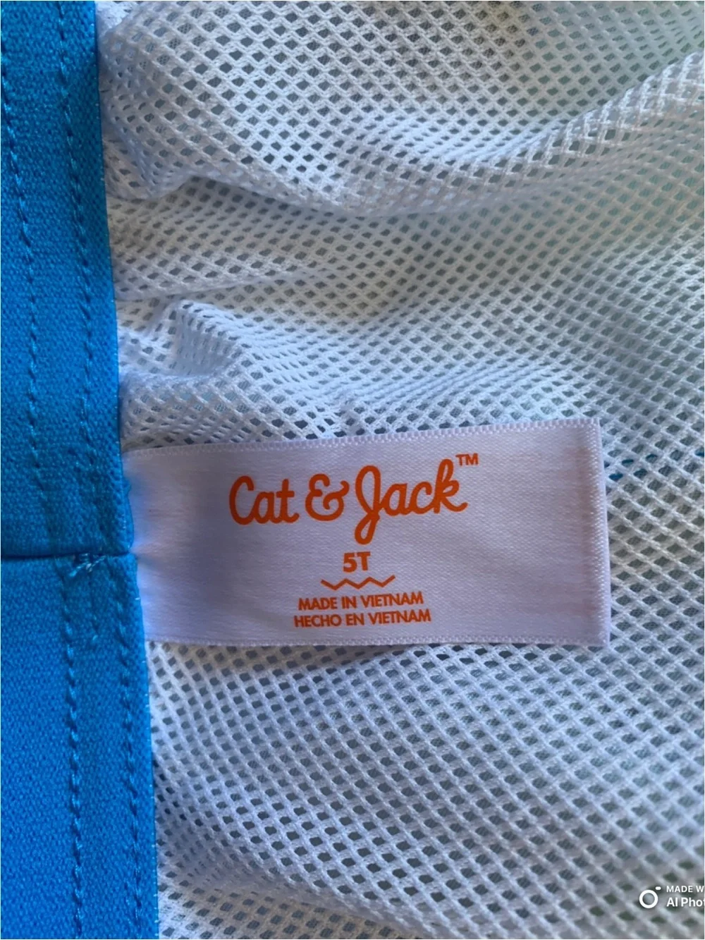 Cat & Jack Dinosaur Print Swim Trunks Swimsuit Boys Size 5T NWT Blue Green Pink